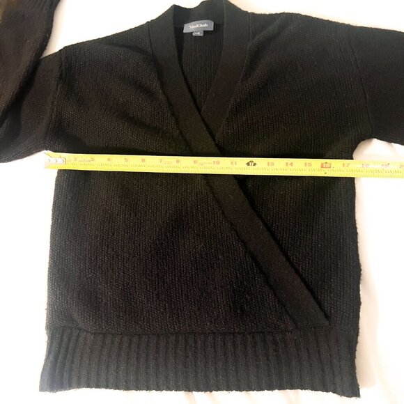 MODCLOTH Sulty Sophisticated Surplice Sweater Faux Wrap Knit Pullover V-Neck S - Picture 6 of 8